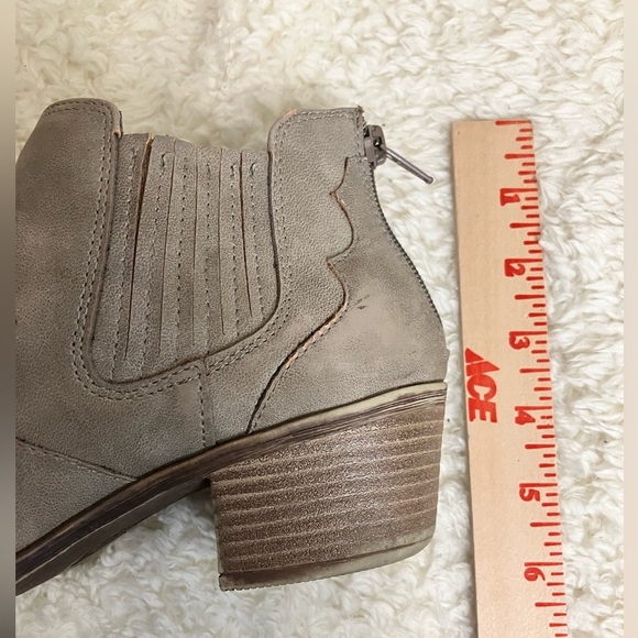 Eurosoft Softt Adalene Block Heel Zip Western Cowgirl Booties Boots Sz 7.5 - Picture 8 of 10